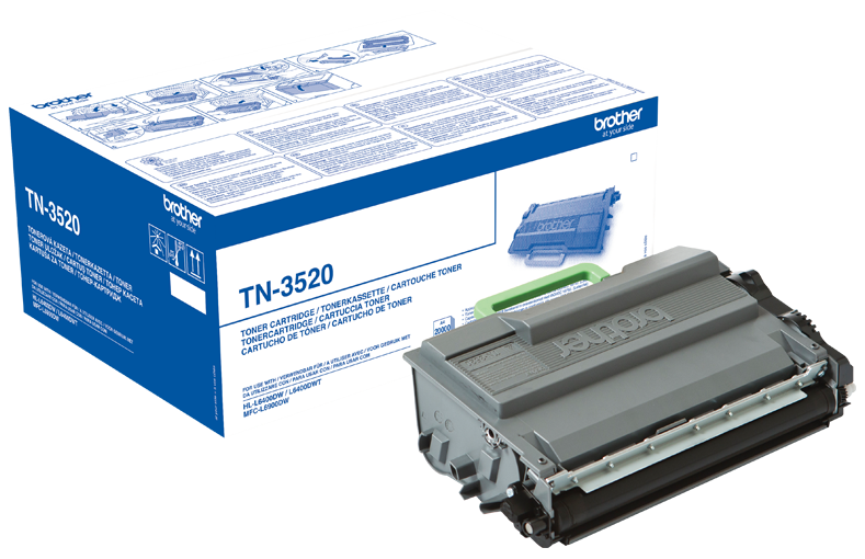 Brother Original Toner TN-3520 black 20 000 pages image 1
