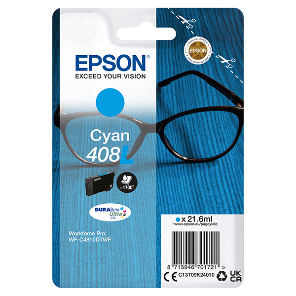 Epson Original Inkjet T09K240 / C13T09K24010 cyan 21,6 ml