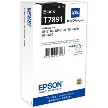 Epson Original Inkjet T7891 XXL / C13T789140 black 65 ml 4 000 pages