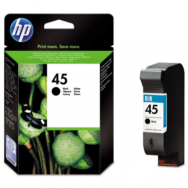 HP Original Inkjet 51645AE / HP 45 black 930 pages 42 ml