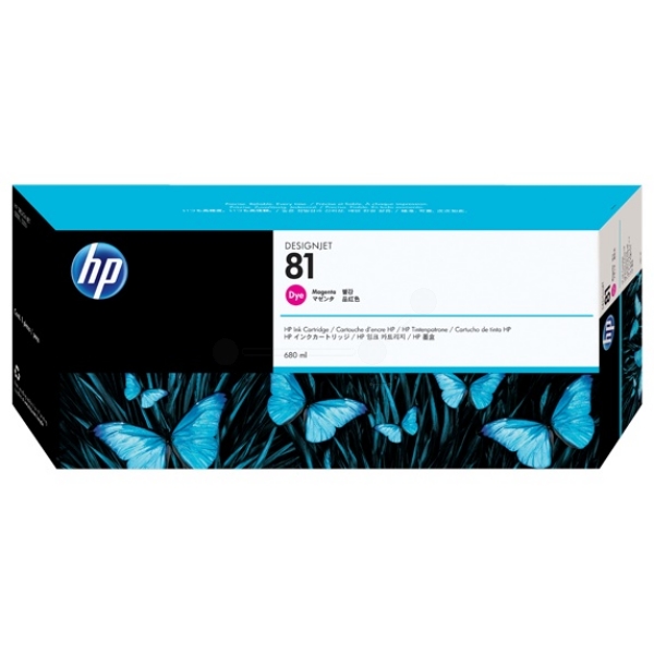 HP Original Inkjet C4932A / HP 81 dye magenta 680 ml