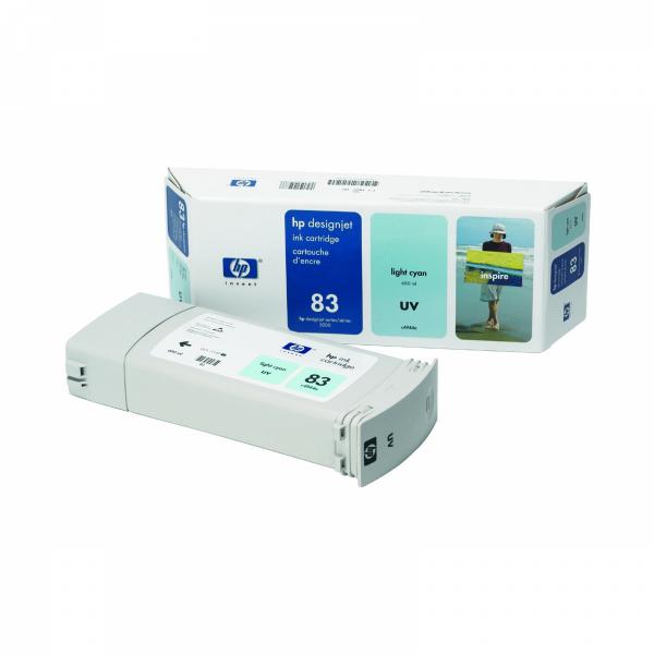 HP Original Inkjet C4944A / HP 83 UV light cyan 680 ml