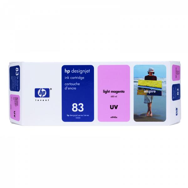 HP Original Inkjet C4945A / HP 83 UV light magenta 680 ml