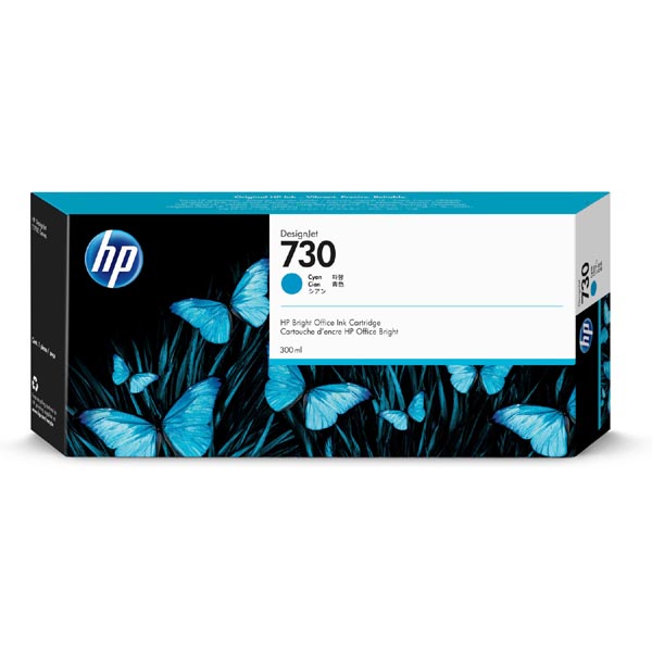 HP Original Inkjet P2V68A / HP 730 cyan 300 ml