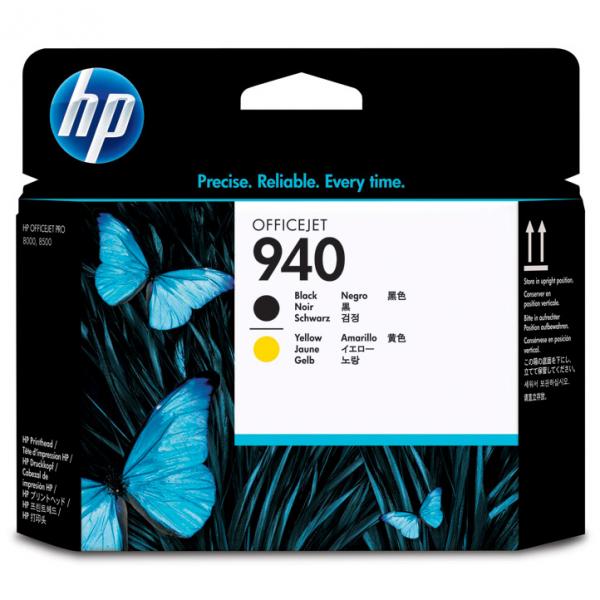 HP Original Printhead C4900A / HP 940 black / yellow
