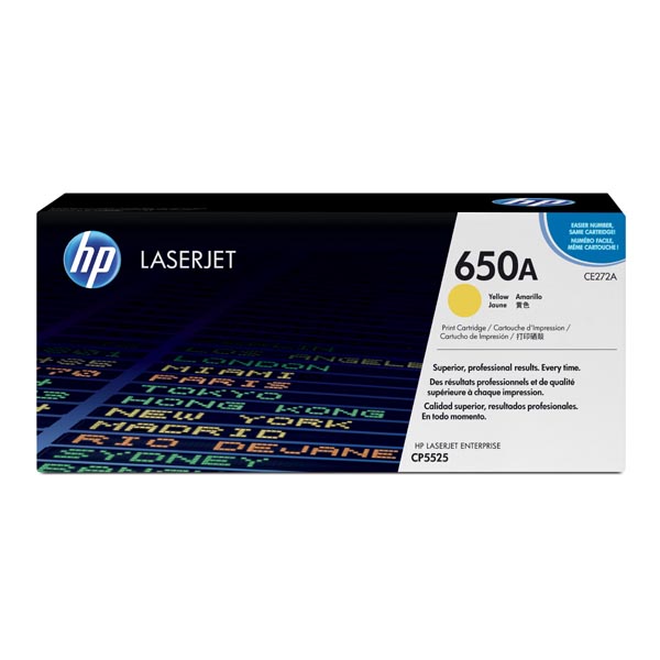 HP Original Toner CE272A / HP 650A yellow 15 000 pages B-box