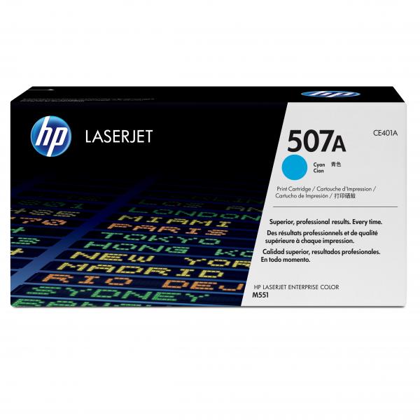 HP Original Toner CE401A / HP 507A cyan 6 000 pages