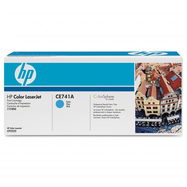 HP Original Toner CE741AH / HP 307AH cyan 7 300 pages
