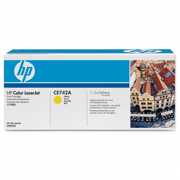 HP Original Toner CE742A / HP 307A yellow 7 300 pages B-box