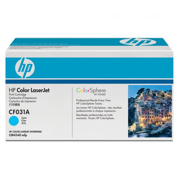 HP Original Toner CF031A / HP 646A cyan 12 500 pages B-box