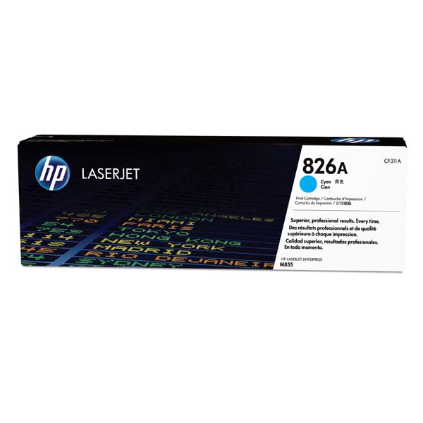 HP Original Toner CF311A / HP 826A cyan 31 500 pages C-box
