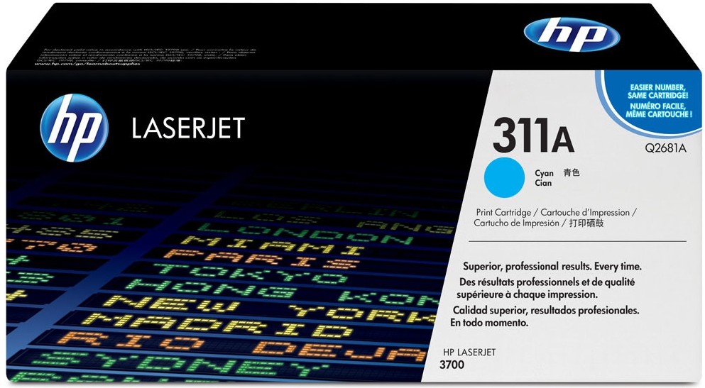 HP Original Toner Q2681A / HP 311A cyan 6 000 pages