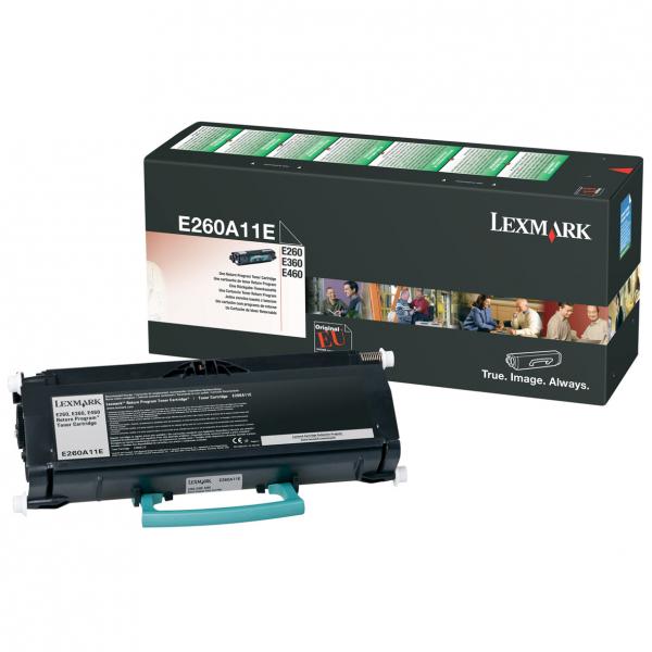 Lexmark Original Toner E260A11E black 3 500 pages