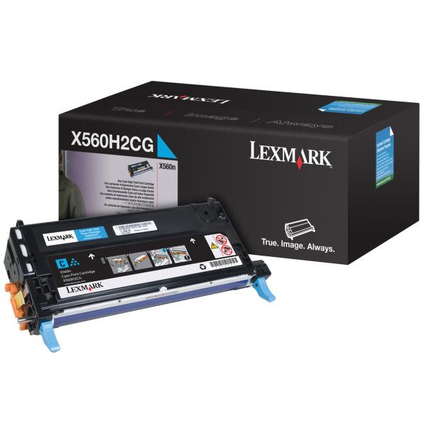 Lexmark Original Toner X560H2CG cyan 10 000 pages