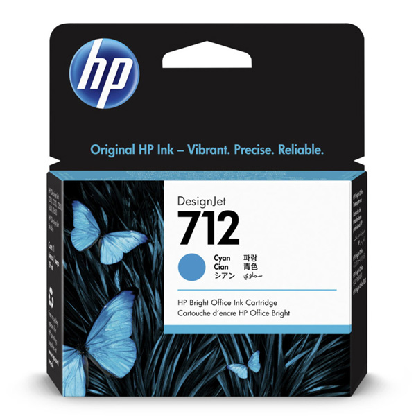 HP Original Inkjet 3ED67A / HP 712 cyan 29ml B-box