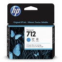 HP Original Inkjet 3ED67A / HP 712 cyan 29ml B-box