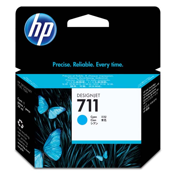 HP Original Inkjet CZ130A / HP 711 cyan 29ml C-box
