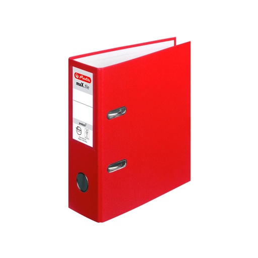 [4002451] Zakladač pákový Herlitz maX.file A5 7,5cm na výšku červený