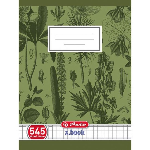 [4002943] Zošit Herlitz 545 A5 štvorčekový 70g/m2
