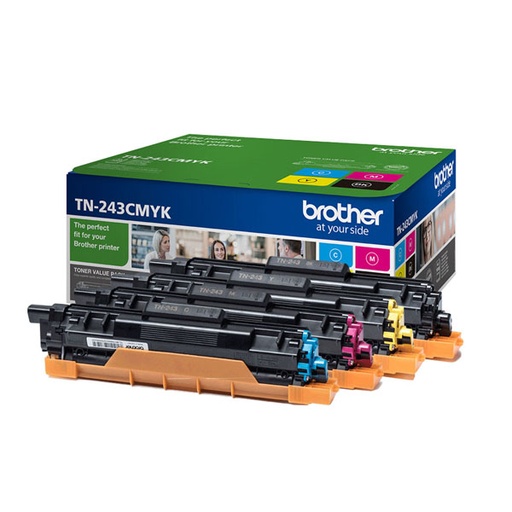 [4002554] Brother Original Toner Set TN-243 CMYK 4 x 1 000 pages