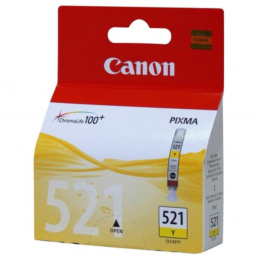 [4003378] Canon Original Inkjet CLI-521Y 2936B001 yellow 9 ml 505 pages