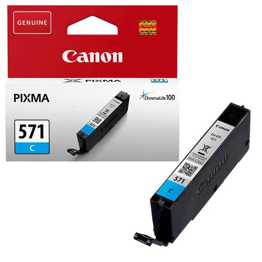 [4002464] Canon Original Inkjet CLI-571C 0386C001 cyan 7 ml 345 pages