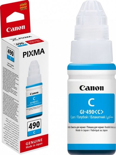 [4003746] Canon Original Inkjet GI-490C / 0664C001 cyan 70 ml 7 000 pages