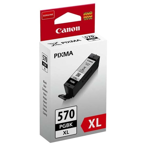 [4000857] Canon Original Inkjet PGI-570BK XL 0318C001 black 22 ml 500 pages