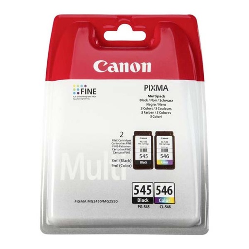 [4000854] Canon Original Inkjet Set PG-545 + CL546 8287B005 180 + 180 pages