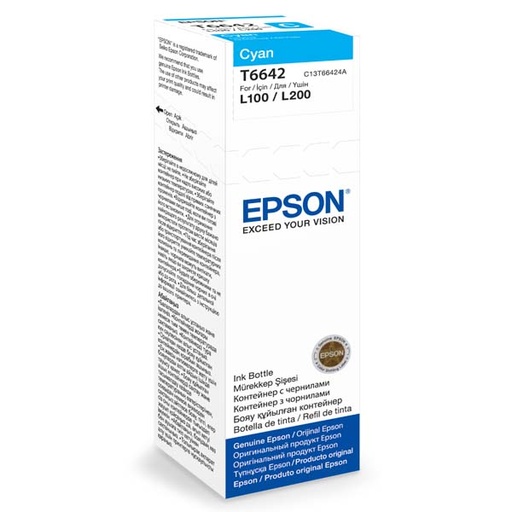 [4C13T66424ARA] Canon Original Inkjet T6642 / C13T66424A cyan 70 ml