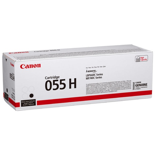 [4003785] Canon Original Toner 055HBK 3020C004 black 7 600 pages