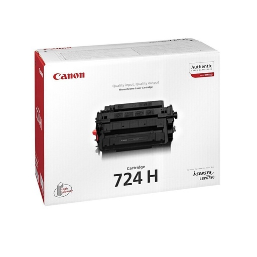 [4000202] Canon Original Toner CRG 724H 3482B002 black 12 500 pages
