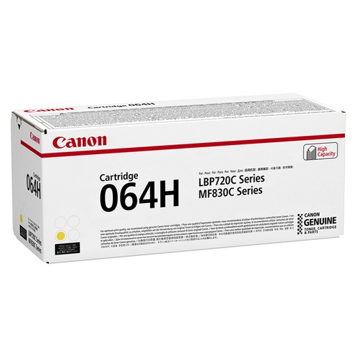 [4003861] Canon Original Toner CRG-064HY / 4932C001 yellow 10 500 pages