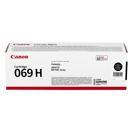 [4003795] Canon Original Toner CRG-069HBK 5098C002 black 7 600 pages