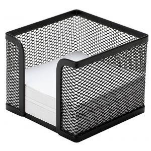 [4002263] Drôtený stojan na blok "kocka" 95x80x95mm čierny