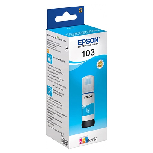 [4003272] Epson Original Inkjet 103 / C13T00S24A cyan 65 ml