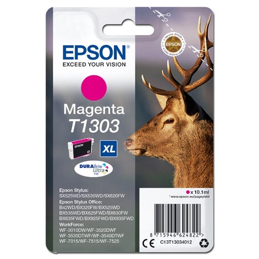 [4C13T13034012RA] Epson Original Inkjet T1303 / C13T13034012 magenta 10,1 ml 765 pages