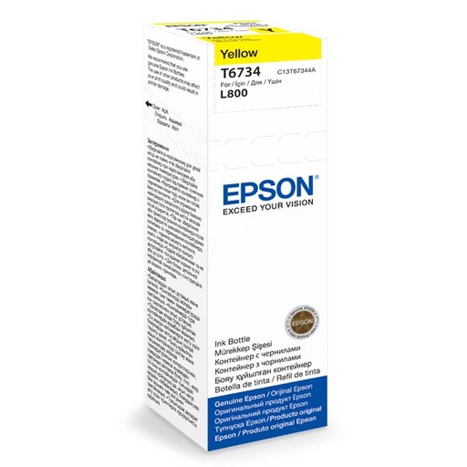 [4003641] Epson Original Inkjet T6734 / C13T67344A yellow 70 ml