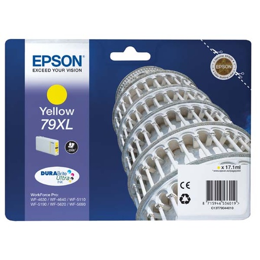 [4C13T79044010RA] Epson Original Inkjet T7904 XL / C13T79044010 yellow 17 ml 2 000 pages
