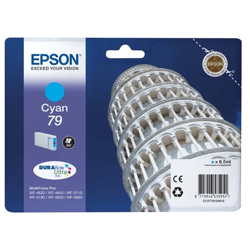 [4C13T79124010RA] Epson Original Inkjet T7912 L / C13T79124010 cyan 7 ml 800 pages