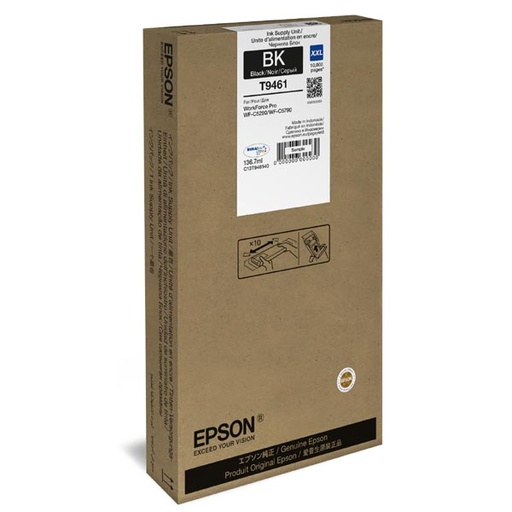 [4C13T946140RA] Epson Original Inkjet T9461 XXL / C13T946140 black 136,7 ml 10 000 pages