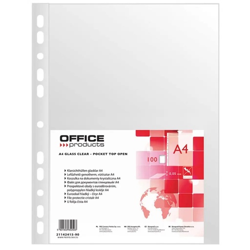 [4002381] Euroobal Office Products A4 lesklý 50 mic