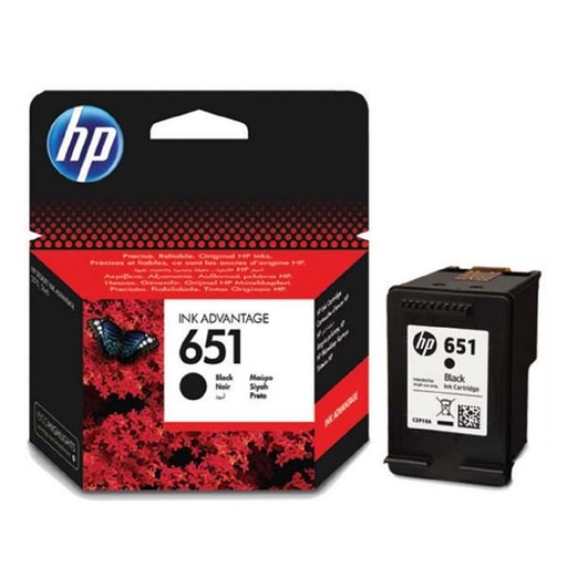 [4001226] HP Original Inkjet C2P10AE / HP 651 black 600 pages