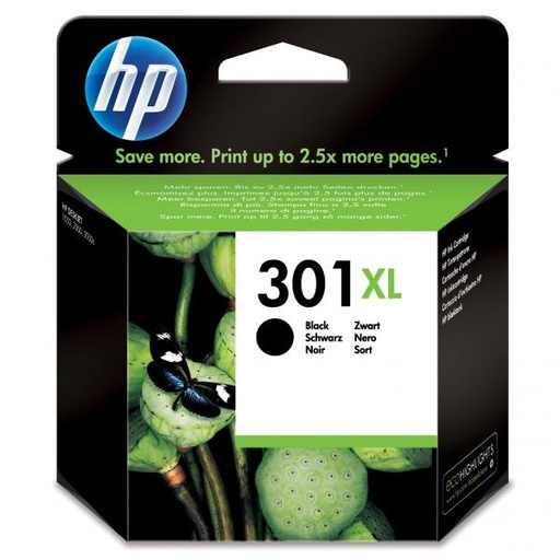 [4000761] HP Original Inkjet CH563EE / HP 301XL black 480 pages