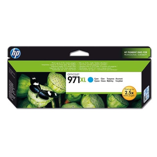 [4001572] HP Original Inkjet CN626AE / HP 971XL cyan 6 600 pages
