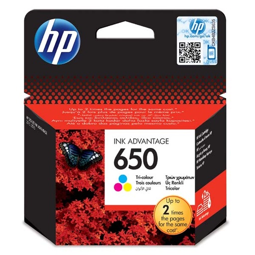 [4001731] HP Original Inkjet CZ102AE / HP 650 color 200 pages