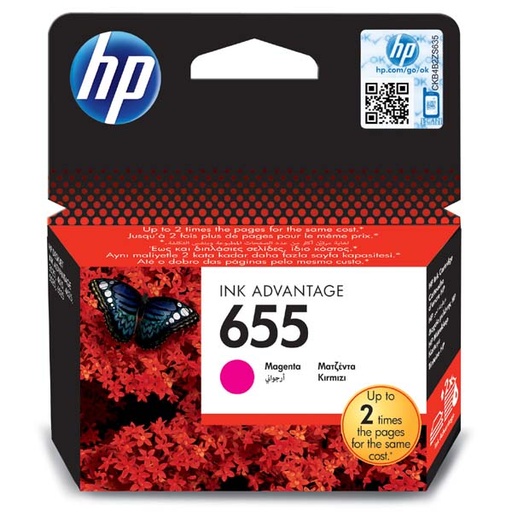 [4002364] HP Original Inkjet CZ111AE / HP 655 magenta 600 pages