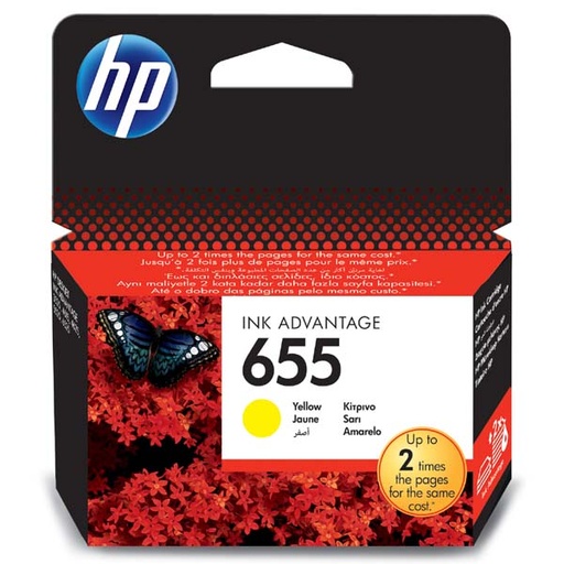 [4002363] HP Original Inkjet CZ112AE / HP 655 yellow 600 pages