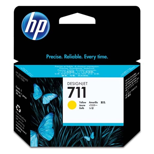 [4003849] HP Original Inkjet CZ132A / HP 711 yellow 29ml exp