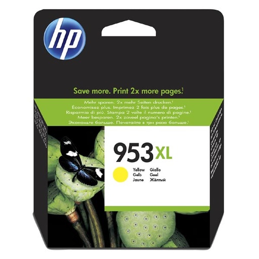 [4001798] HP Original Inkjet F6U18AE / HP 953XL yellow 20ml 1 600 pages